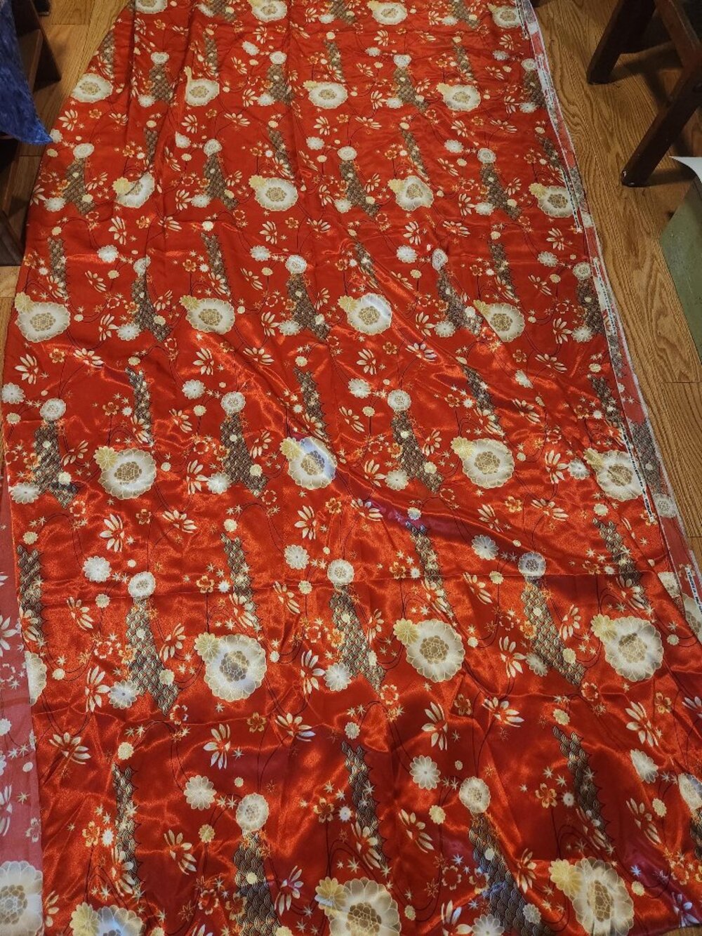 Satin Charmeuse Emporium Fabric Asian Inspired Home Decor